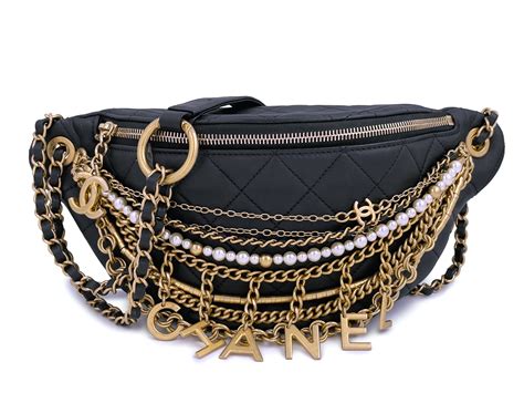 chanel fanny pack with chains|chanel fanny pack cheap.